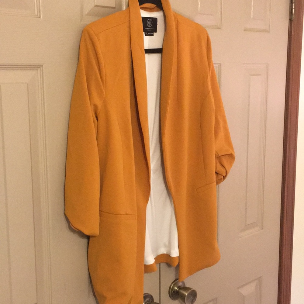 Fashion Nova Mustard Blazer